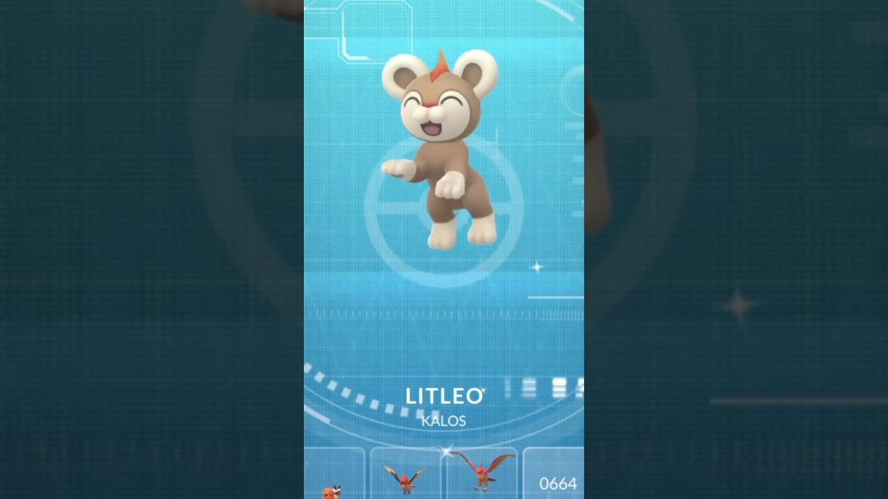Catching Shiny Litleo in Pokémon Go! #pokemon #pokemongo #pokémon