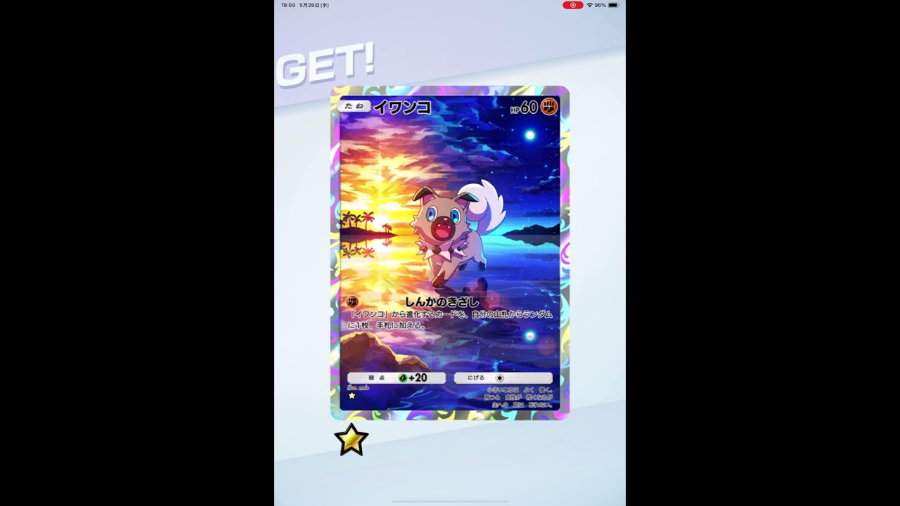 ポケポケ ぐわあ！！まっ、眩しい！可愛い！！イワンコやばいかわいい