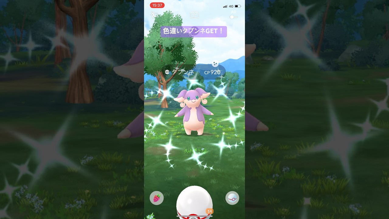 ポケモンGO色違いタブンネGET！#ポケモン #ポケモンgo #pokemongo