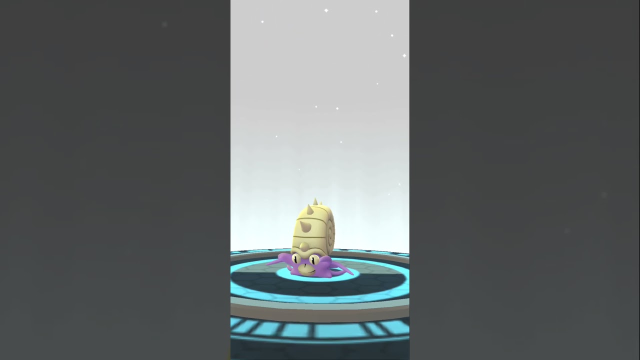 【ポケモンGO】進化 オムスター（色違い） #shorts #pokemongo