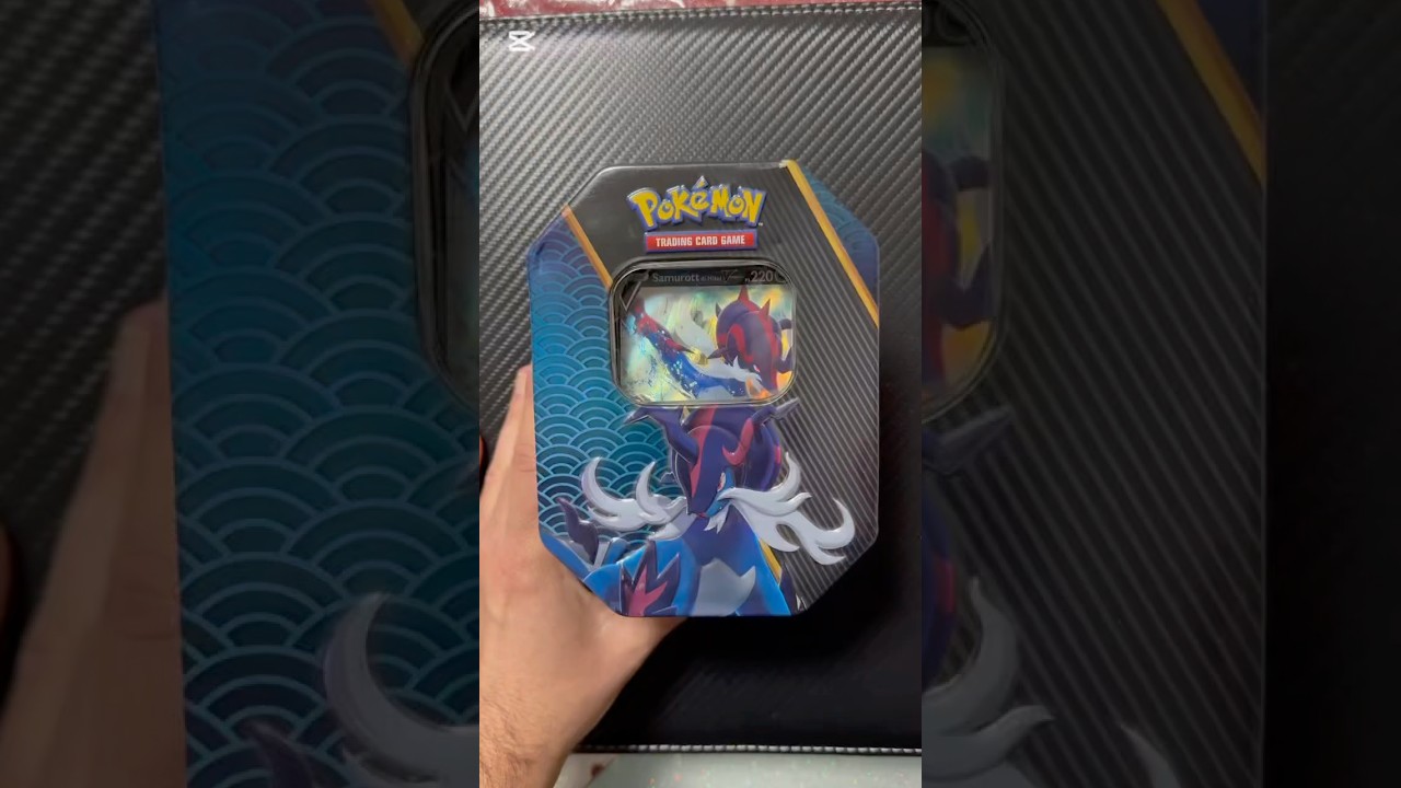 Trovo in edicola la rarissima Tin di Samurott di Hisui con all’interno COLPO FUSIONE! #pokemon