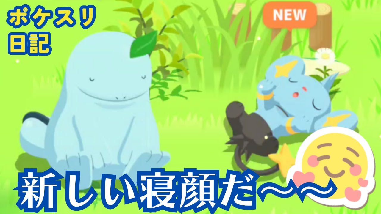 【ポケスリ日記】コリンクの新しい寝顔もかわいすぎた～～