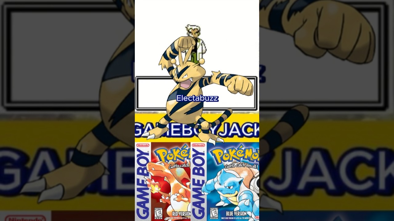 ポケモン ブルーでトレードなしでエレブーを入手する方法 #pokemonglitch #electabuzz #pokemontips