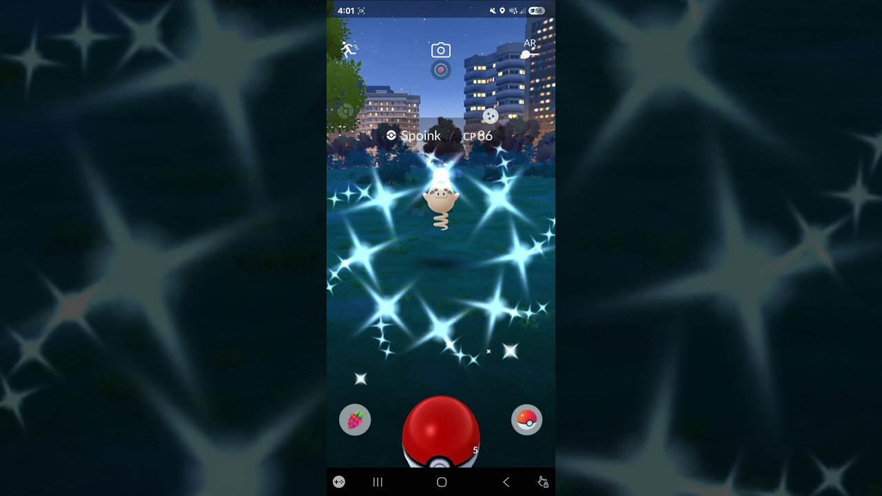 Shiny Spoink is so CUTE 😍 #pokemon