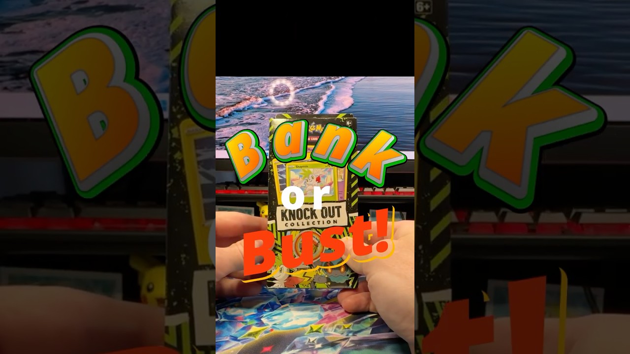 Bank or Bust Ep.20 - Knock Out Collection Pokémon Unboxing! [Shaymin, Zeraora, Marshadow]