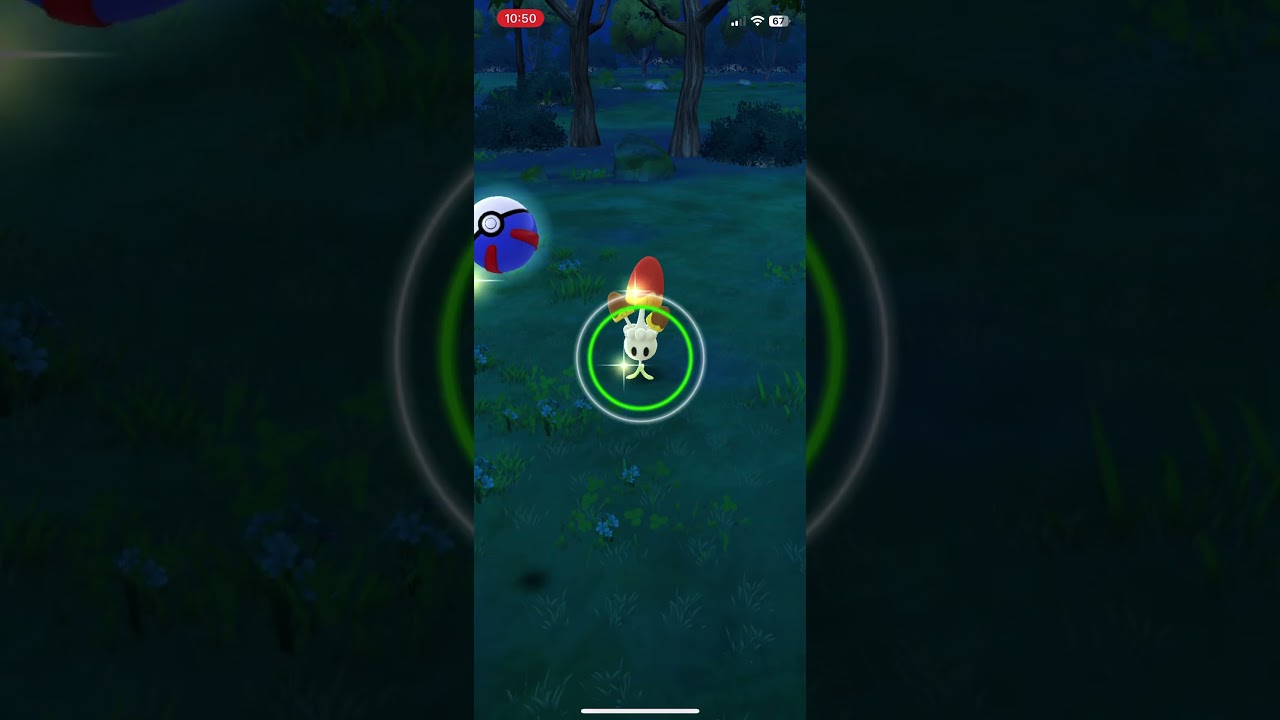 Catching Shiny Mushroom #pokemon #shinypokemon #shorts