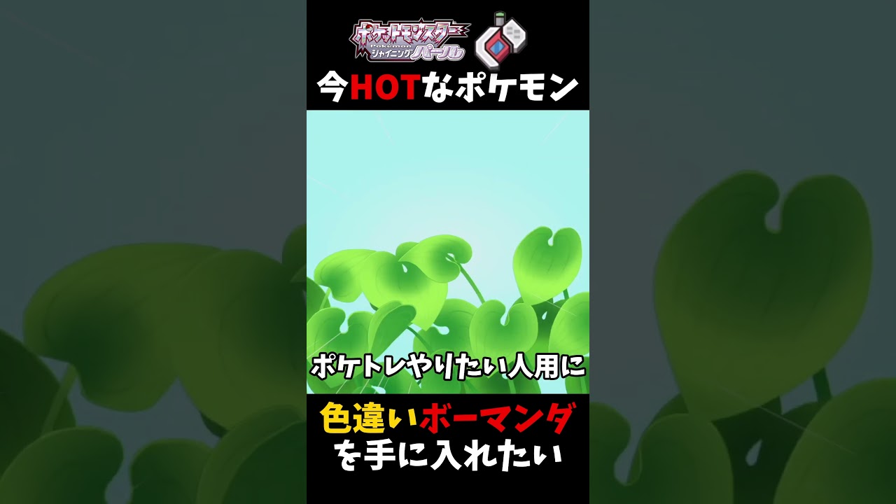 今HOTなポケモン！ボーマンダの色違いを手に入れたい！【ポケモンBDSP】【ポケトレ】