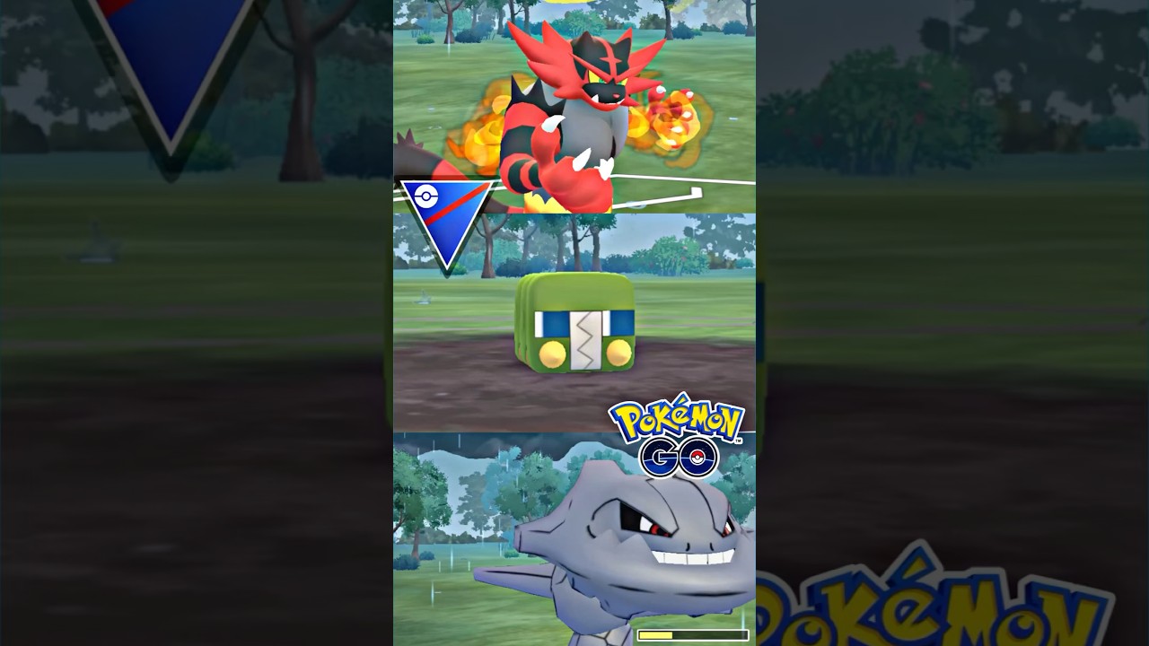 Incineroar 🔥 Charjabug ⚡️ Steelix ☠️ in Great League GBL PvP 💪🏼 #pokemongo #pokemon #gbl