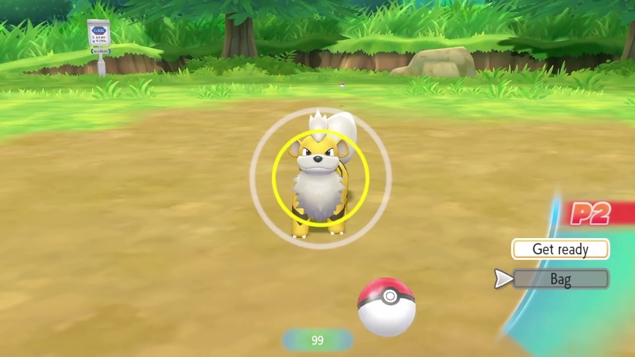 Pokemon: Let's Go Pikachu! - Shiny Growlithe (+ Rattata Fail)