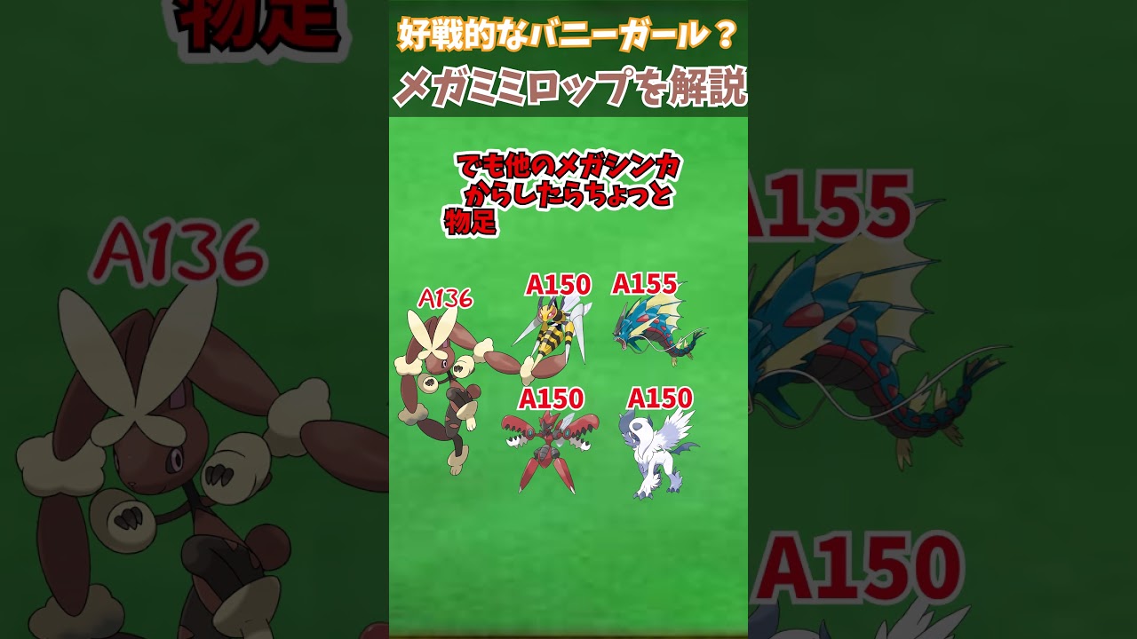 ZAに備えろ！！メガシンカ解説part42メガミミロップ【ゆっくり解説】 #ポケモン #ポケモンゆっくり解説 #ポケモンza #shorts #short #ゆっくり解説
