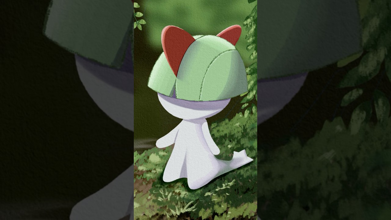 I Drew #Ralts! #ラルトス #PokéPapi Learns How To Draw #PokémonTCGPocket Genetic Apex #130 #pokemon