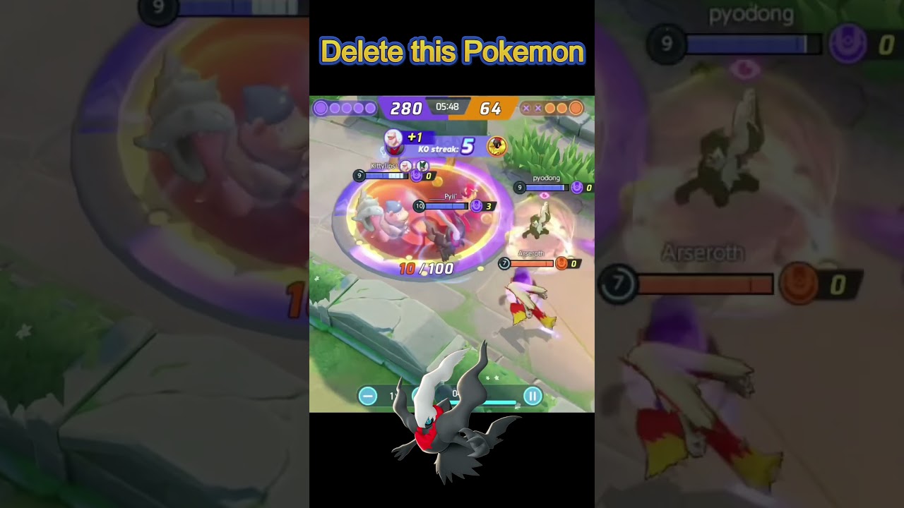 DARKRAI DEMOLISHES ENEMIES #darkrai #pokemonunite #pokemon