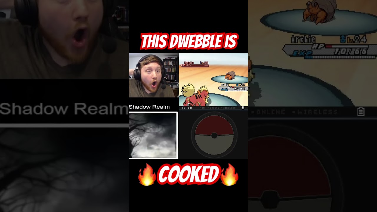 Let Burgh’s Dwebble cook🔥💀#lethimcook #pokemon #nuzlocke