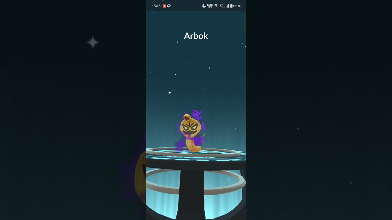 Shadow shiny Ekans Evolution #pokemongo #shinypokemon #gobattleleague #pokemon #pokémon #ekans