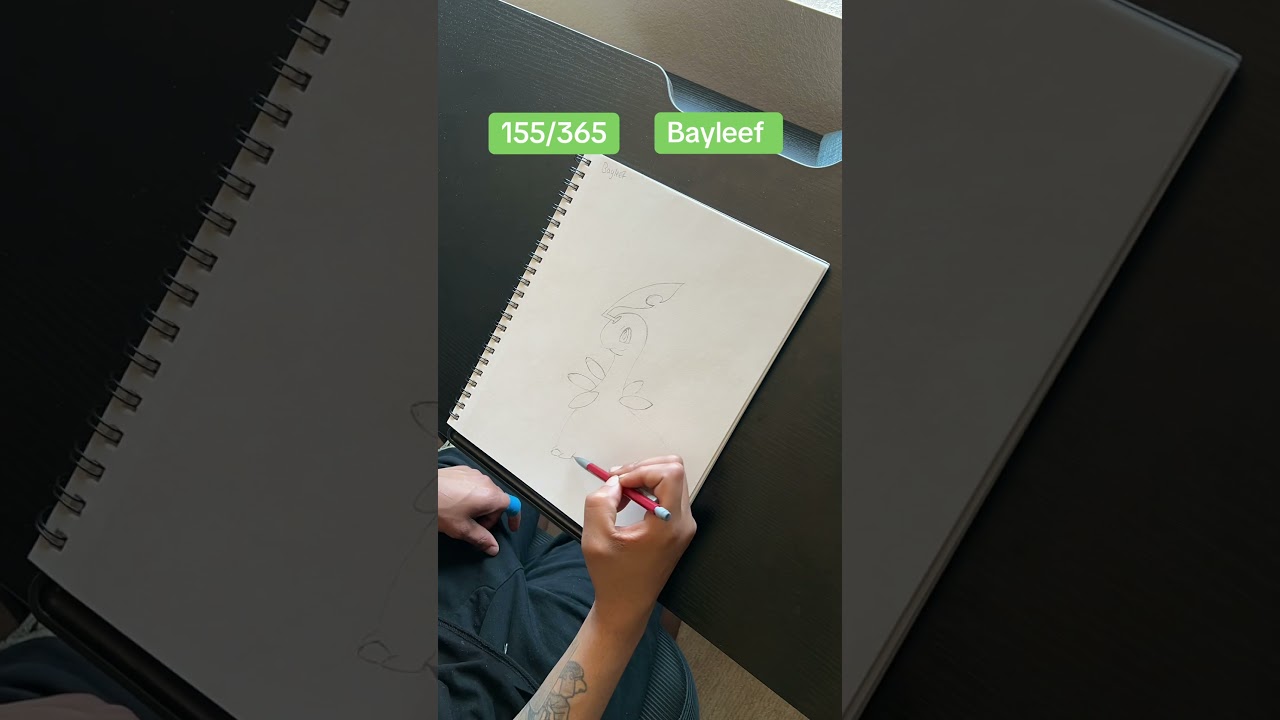 Drawing Bayleef #drawing #pokemon #bayleef #drawings #pokémon #pokemonart #draw #kaytranada #amine