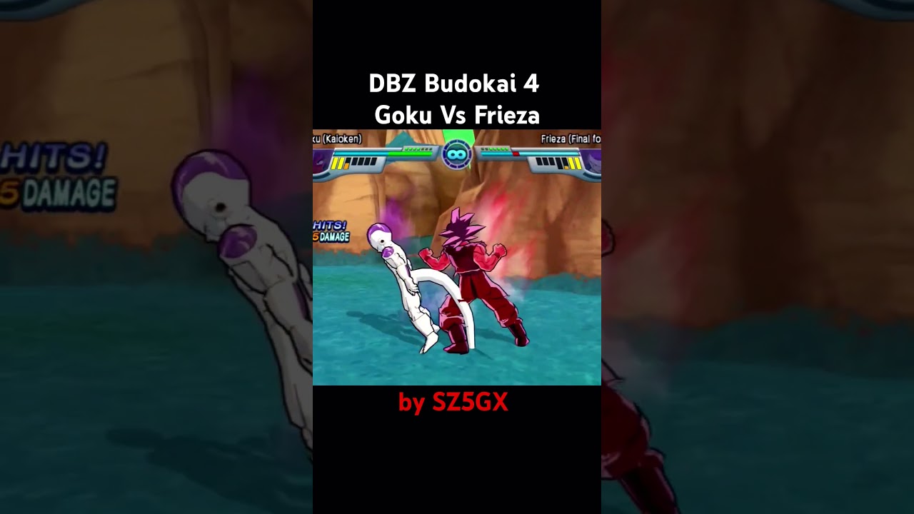 New DBZ Budokai 4 Goku Vs Frieza Gameplay #budokai4 #dbzbudokai4 #dbz #anime #shorts