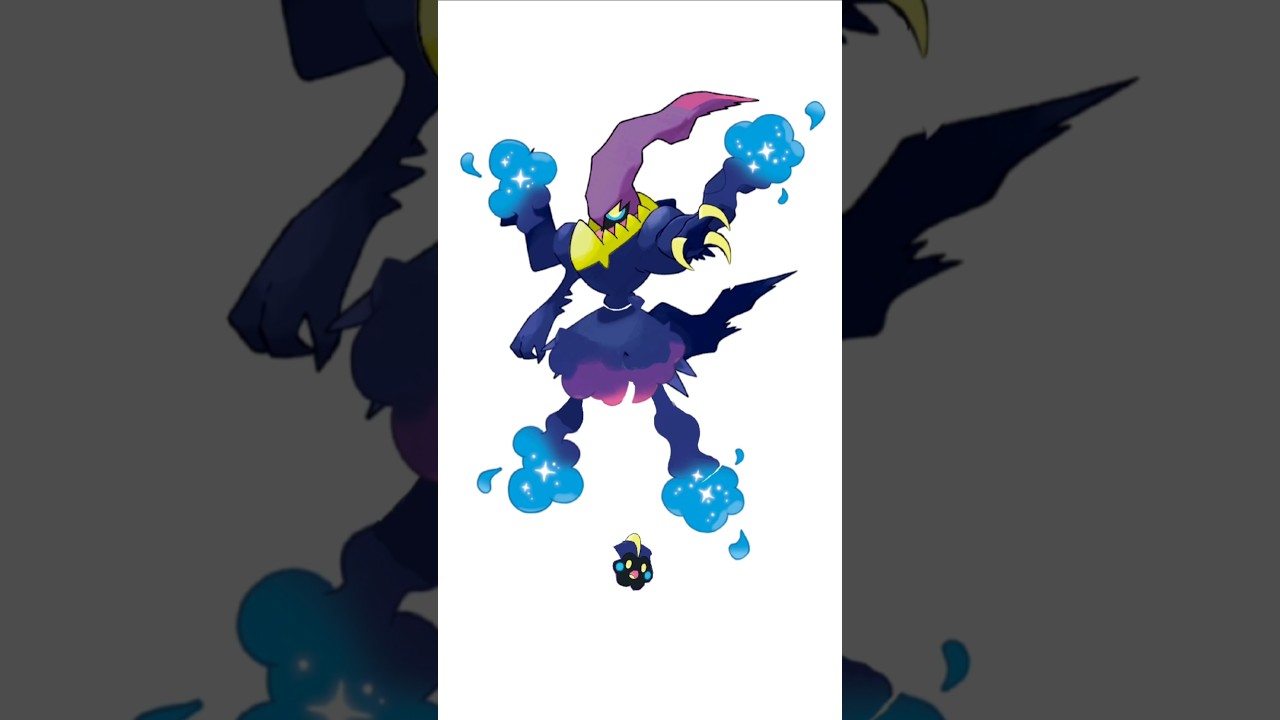 ダークライ＋コスモッグ合成。銀河ポケモン　#ポケモンフュージョン #改造ポケモン  #伝説のポケモン #最強ポケモン #pokemon