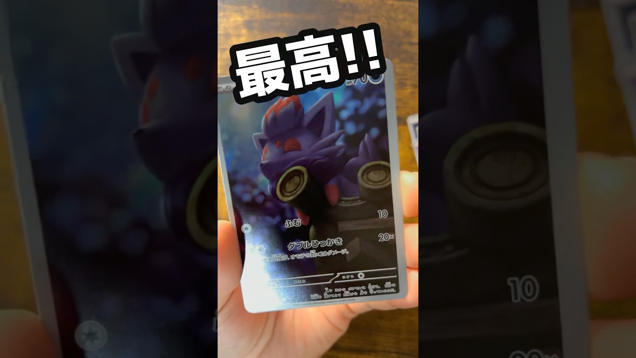 【ポケカ】74パック目　ナイトワンダラー#ポケモンカード #ゾロア