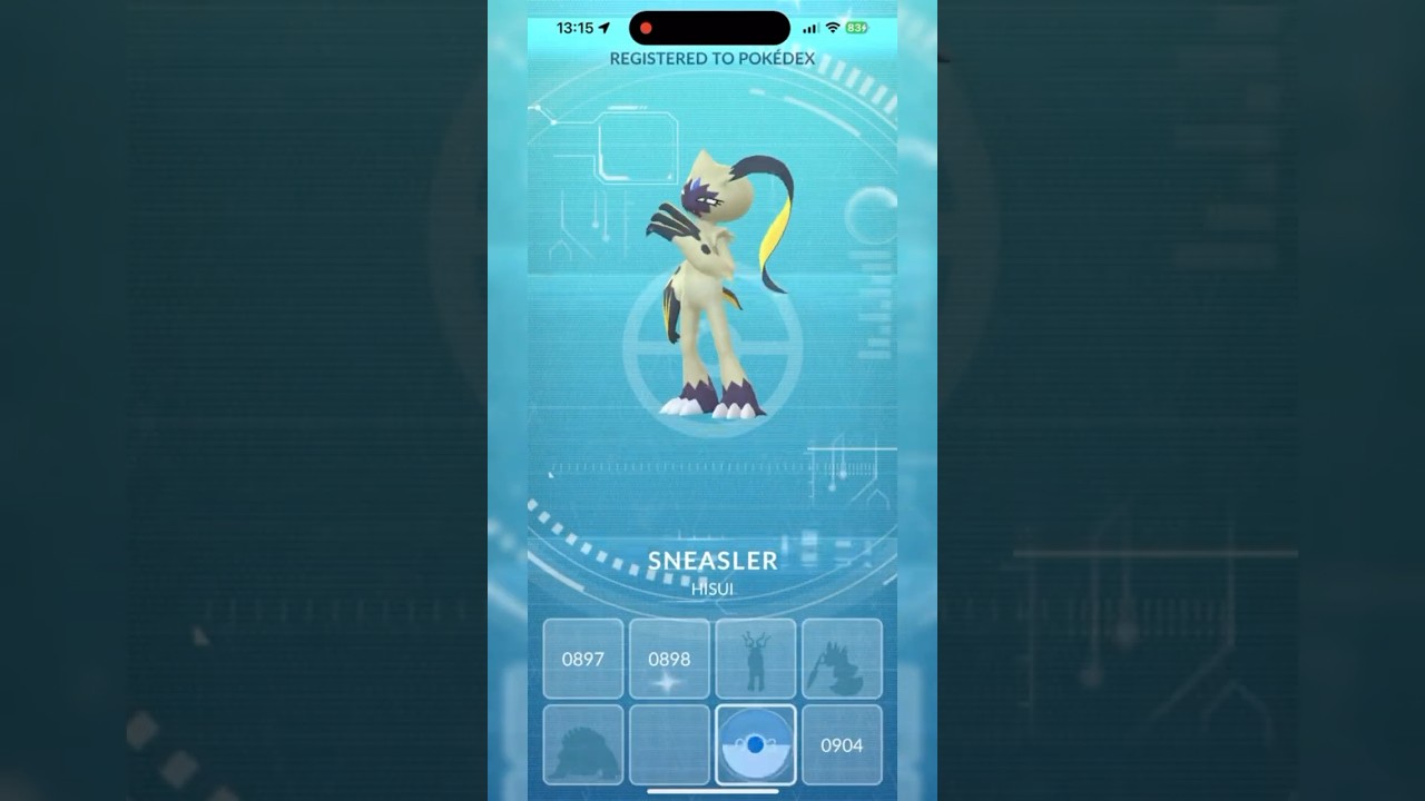 Hisui Sneasels Evolutions Pokemon Go #shorts