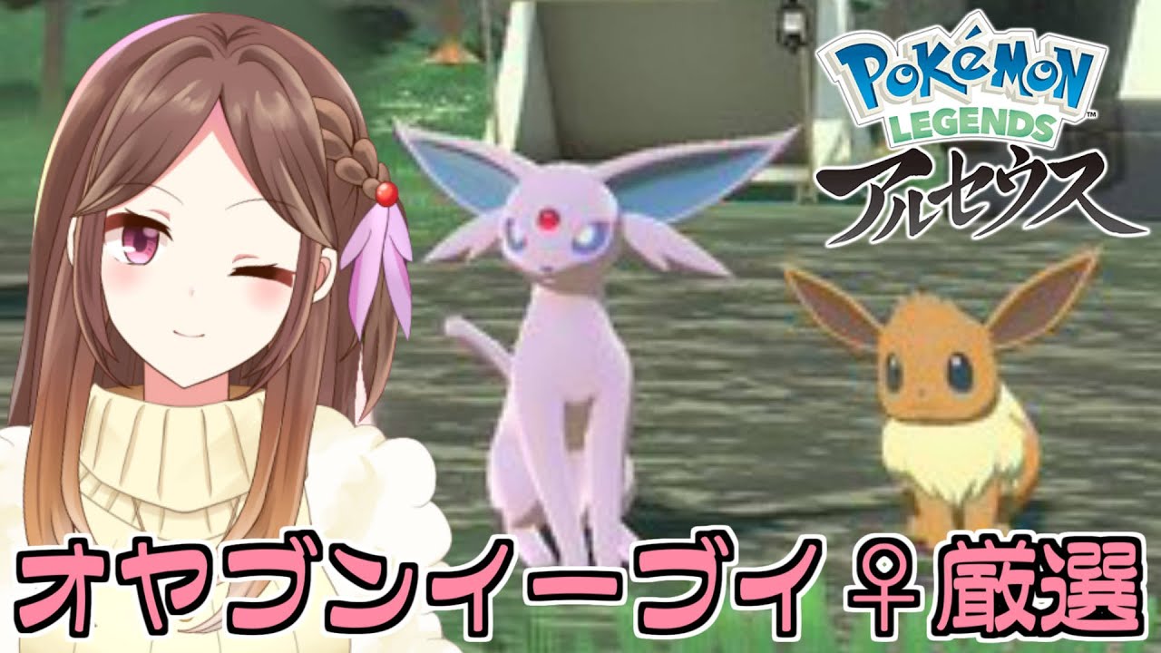 【レジェンズ】オヤブンエーフィ♀をランクマで使いたいのでアルセウスでイーブイ厳選する【Live配信】