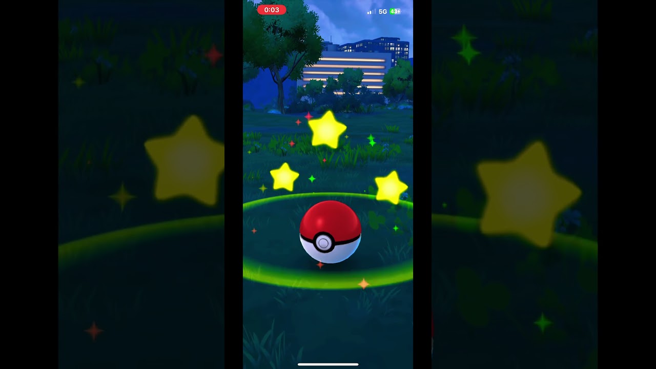 Catching Morelull Shiny #pokemon #pokemongo #shinypokemon #shiny #alola #morelull #shorts