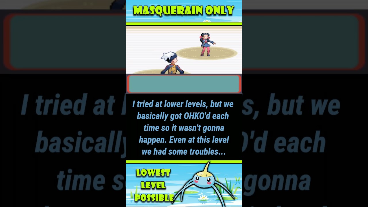 Pokemon Sapphire With ONLY Surskit 😱