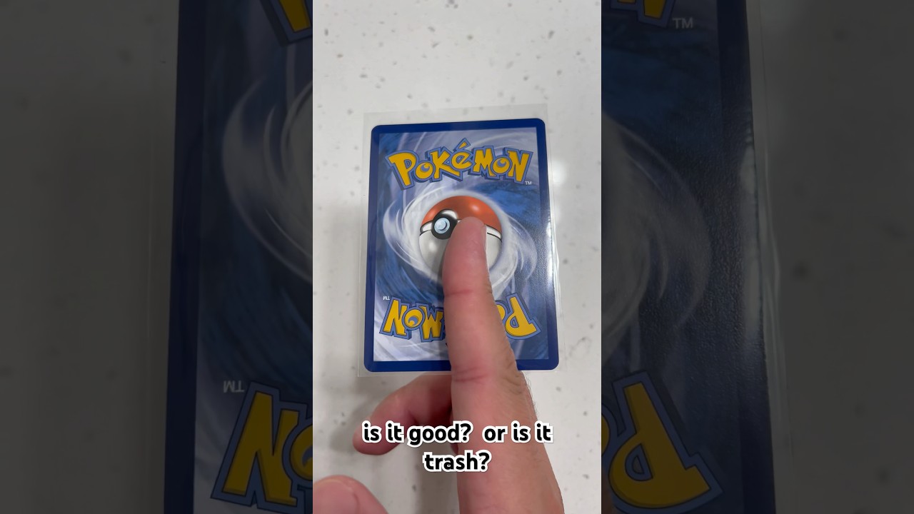 Is it good or is it trash? #pokemon #pokemoncards #shorts
