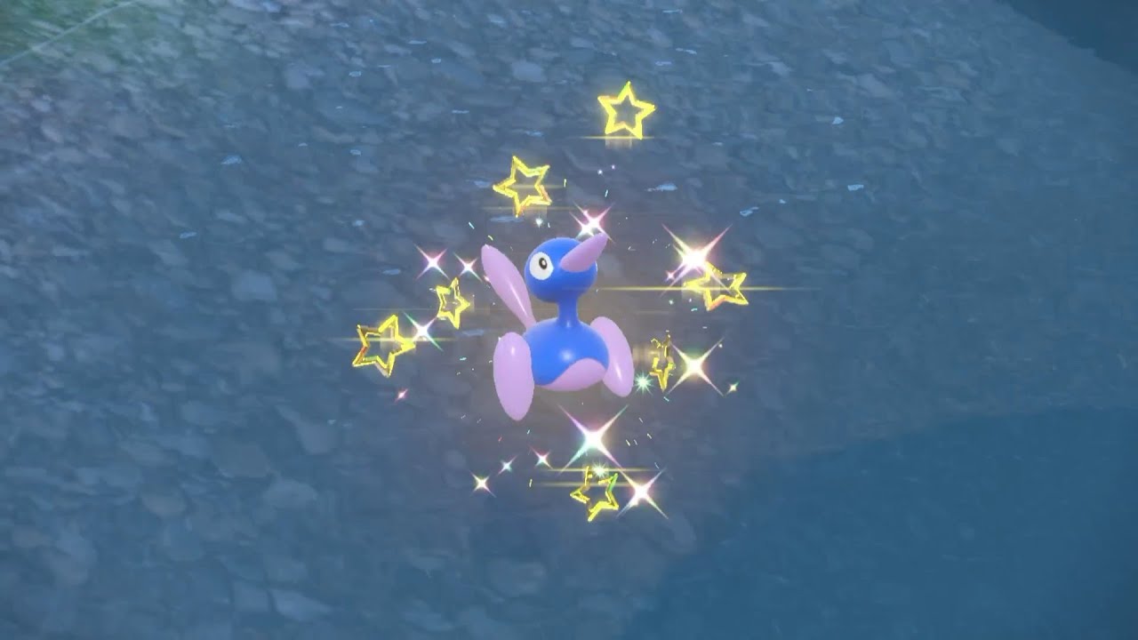 大量発生したポリゴン2の色違いを捕まえた動画