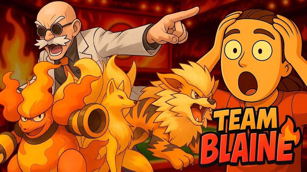 El TEAM BLAINE esta que ARDE 🔥 | COMBATES POKEMON ONLINE ⚔