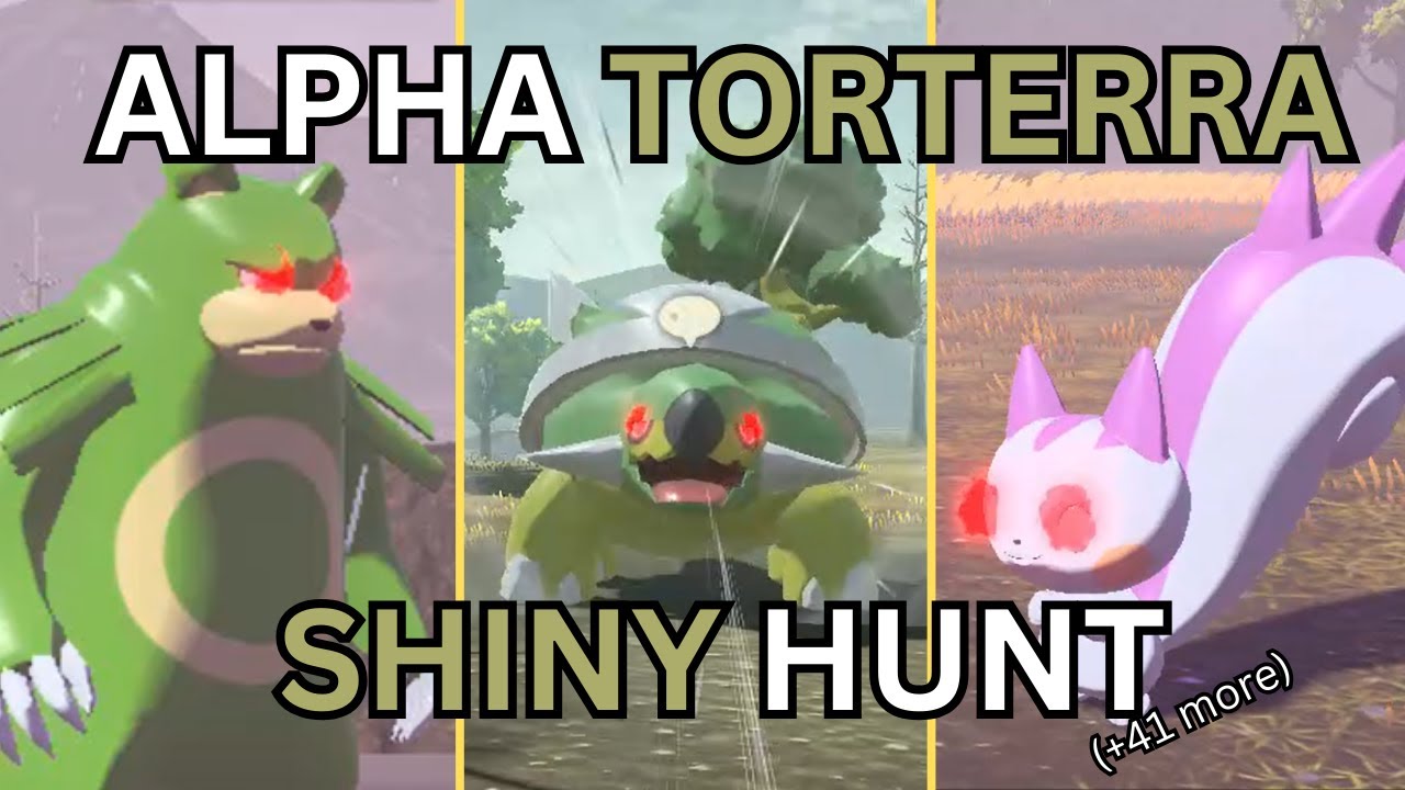 I Hunted My Favorite Shiny Alpha Pokemon (+42 others)!