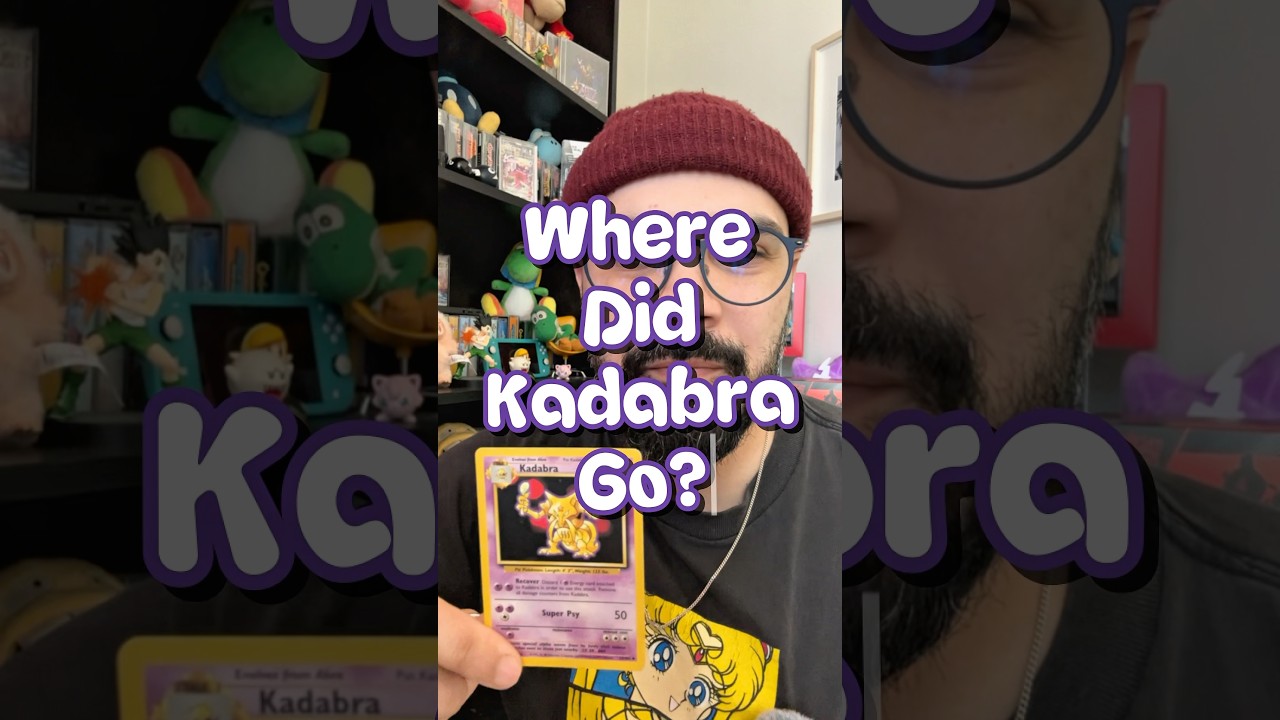 We didn’t get a Kadabra card for how long?? #pokemonchannel #pokemoncards #pokemontcg