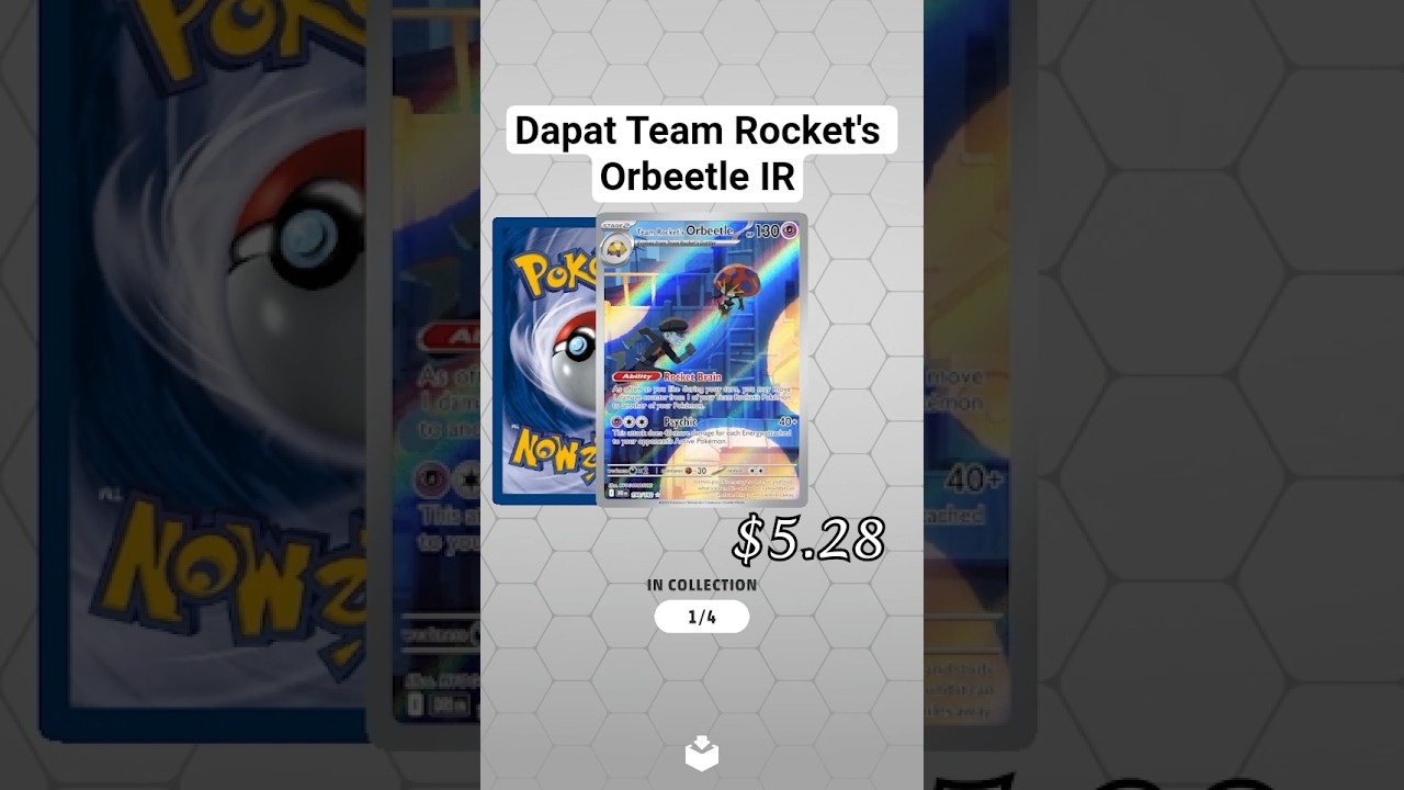 Dapat Team Rocket's Orbeetle IR - Pokemon TCG Live