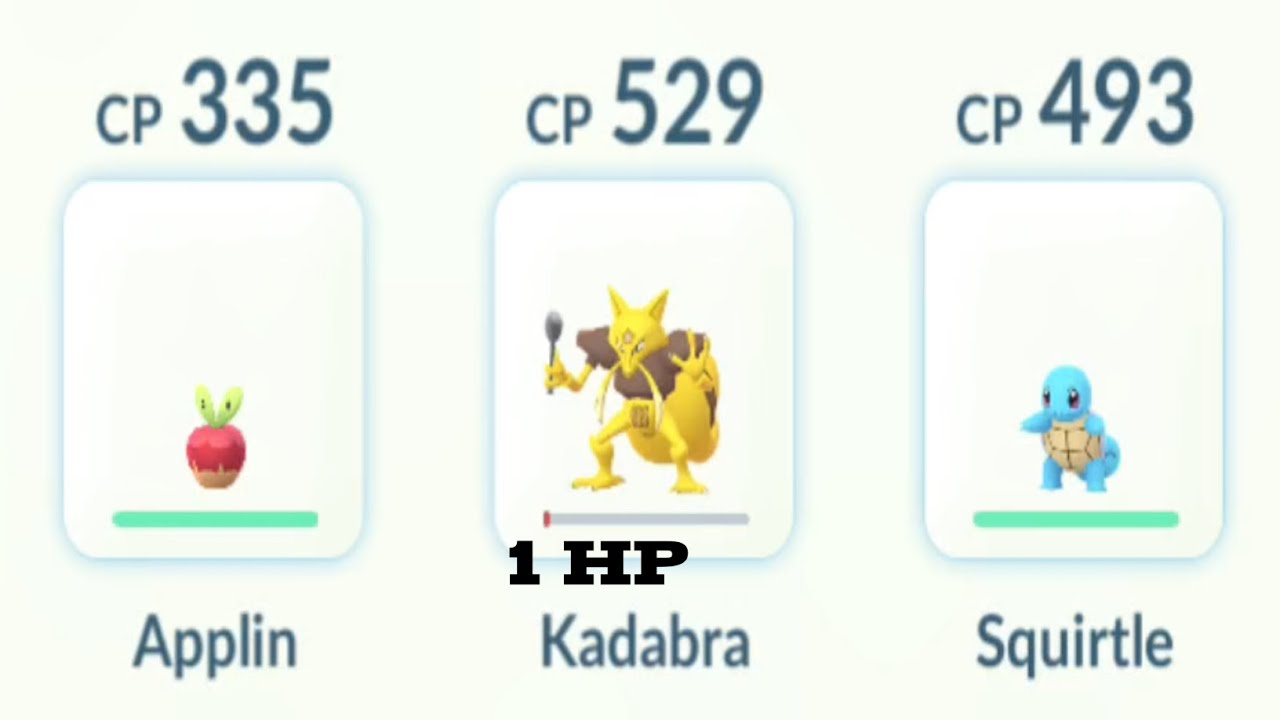 1 HP Kadabra Destroy Grunt In Battle #pokemongo #pokemon #pokémon