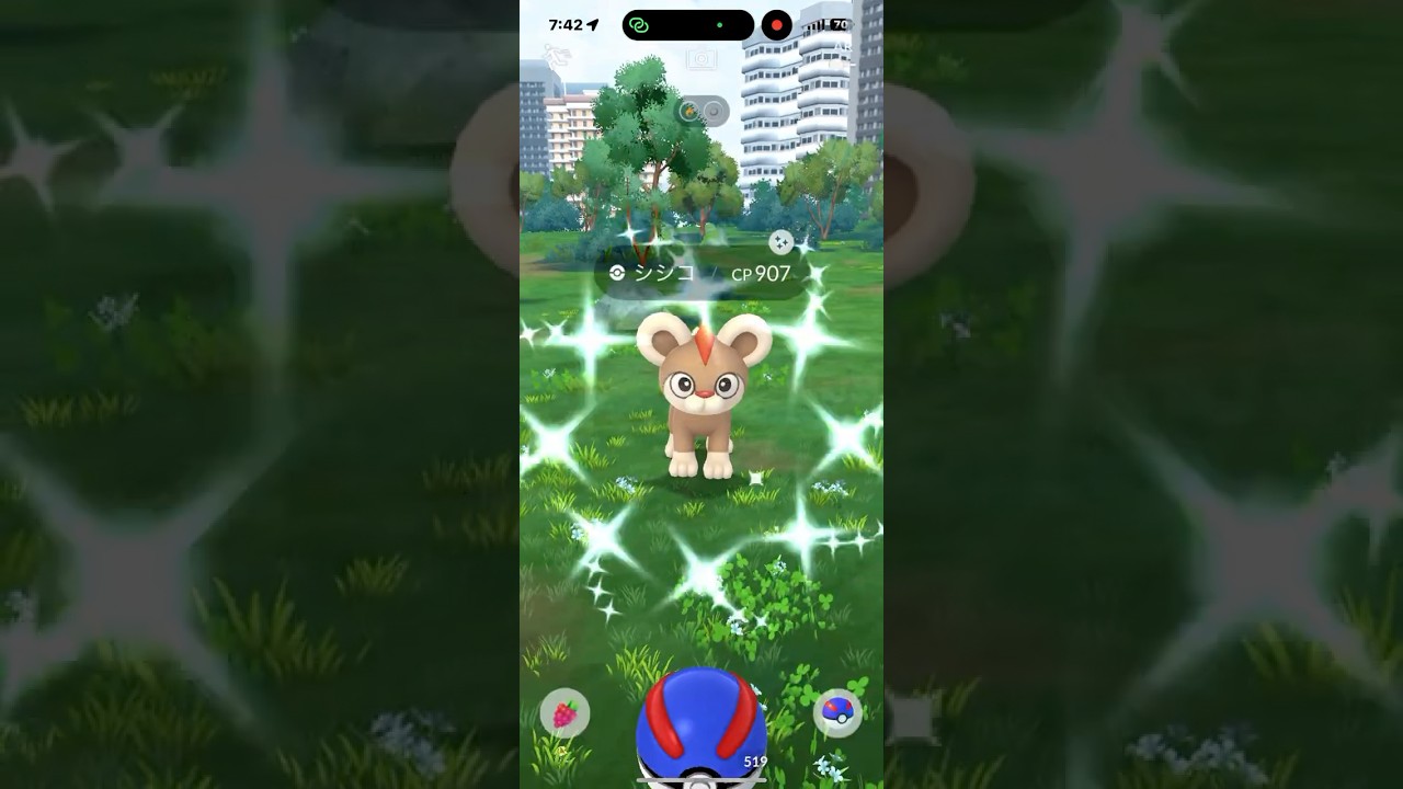 シシコ色違い　#pokemongo #ポケモンgo