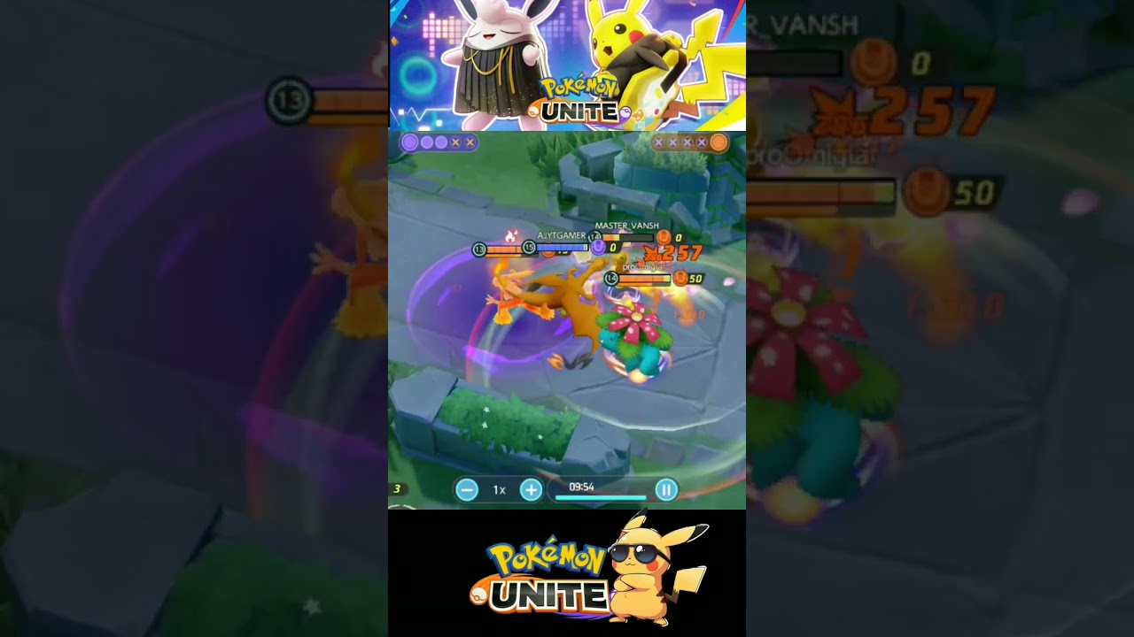 VENUSAUR AND ALOLAN RAICHU TRIED THEIR BEST TO ESCAPE 😌 (POKEMON UNITE) #youtubeshorts