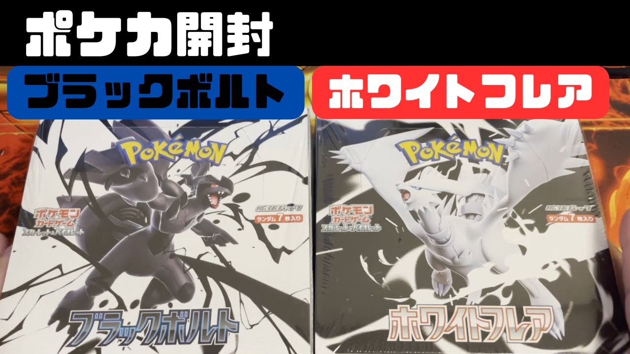 【ポケカ開封】キリキザンとサザンドラがすき【ブラックボルト】【ホワイトフレア】