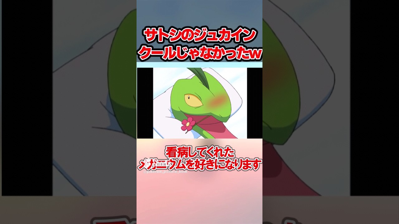 失恋もしたサトシのジュカインを解説#shorts