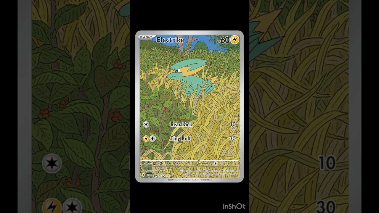 Electrike #196 Destined Rivals 2025 Pokémon Card 198/182