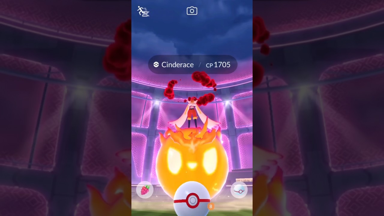 5 Team Gigantamax Raid G-Max Cinderace #pokemongo