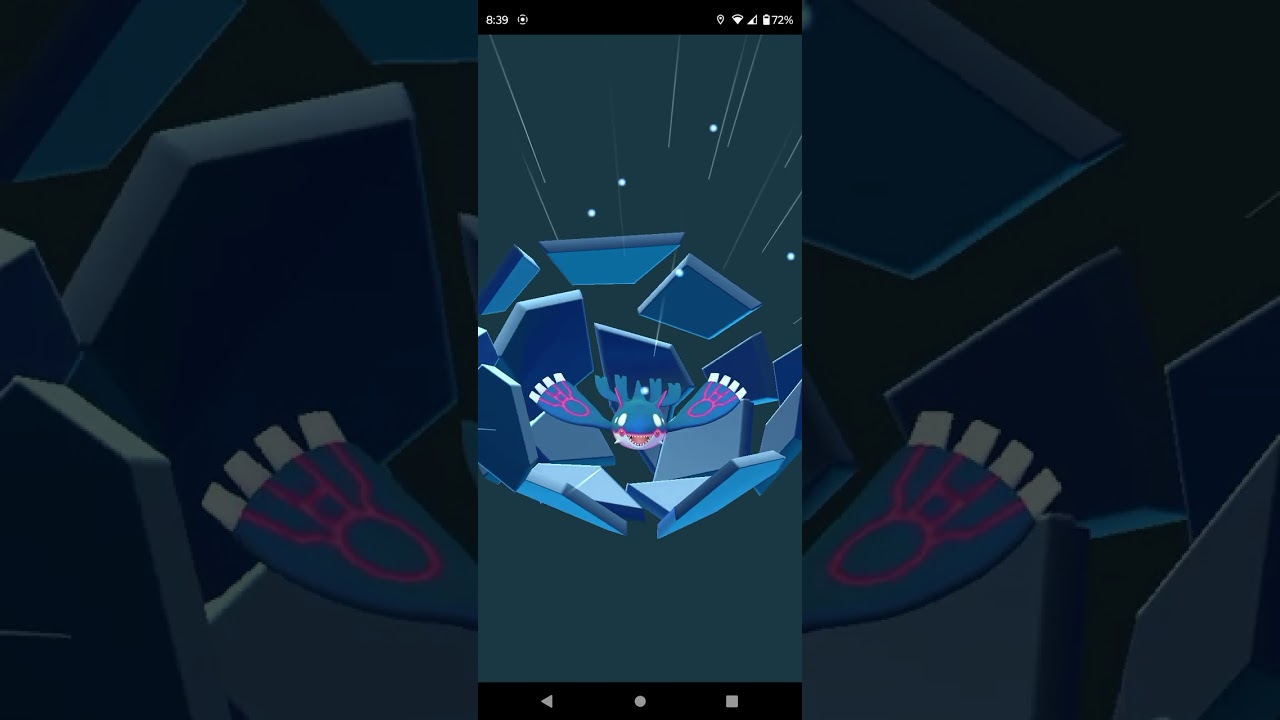 Pokemon go: Primal reverting kyogre #pokemongo #pogo