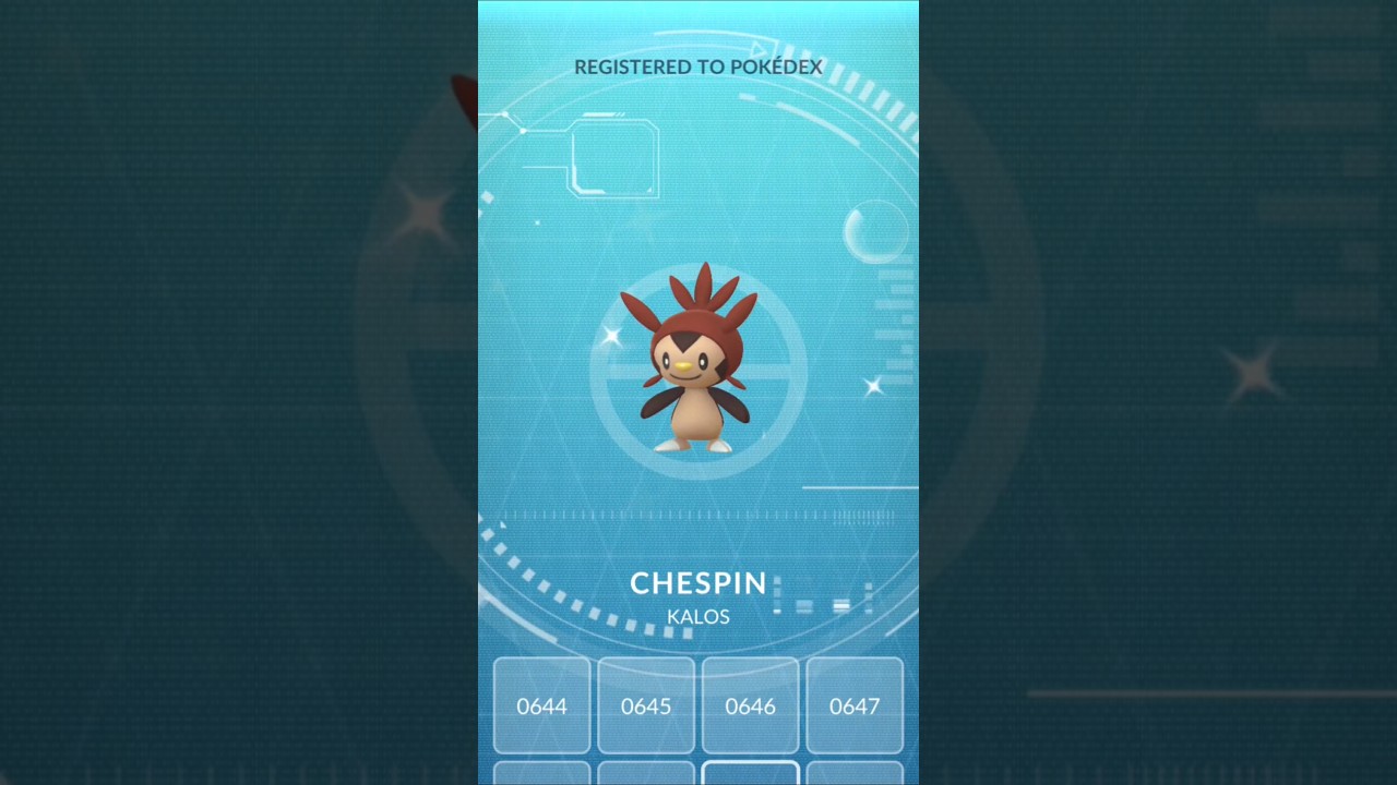 Shiny Chespin found in Pokémon Go! #pokemon #shinypokemon #pokemongo