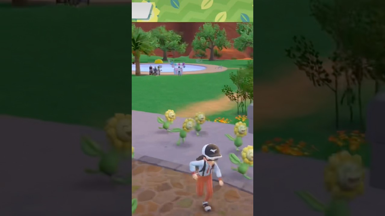 These Sunflora are living their best life! #nintendoswitch2 #pokemonscarletviolet #pokemon #johto