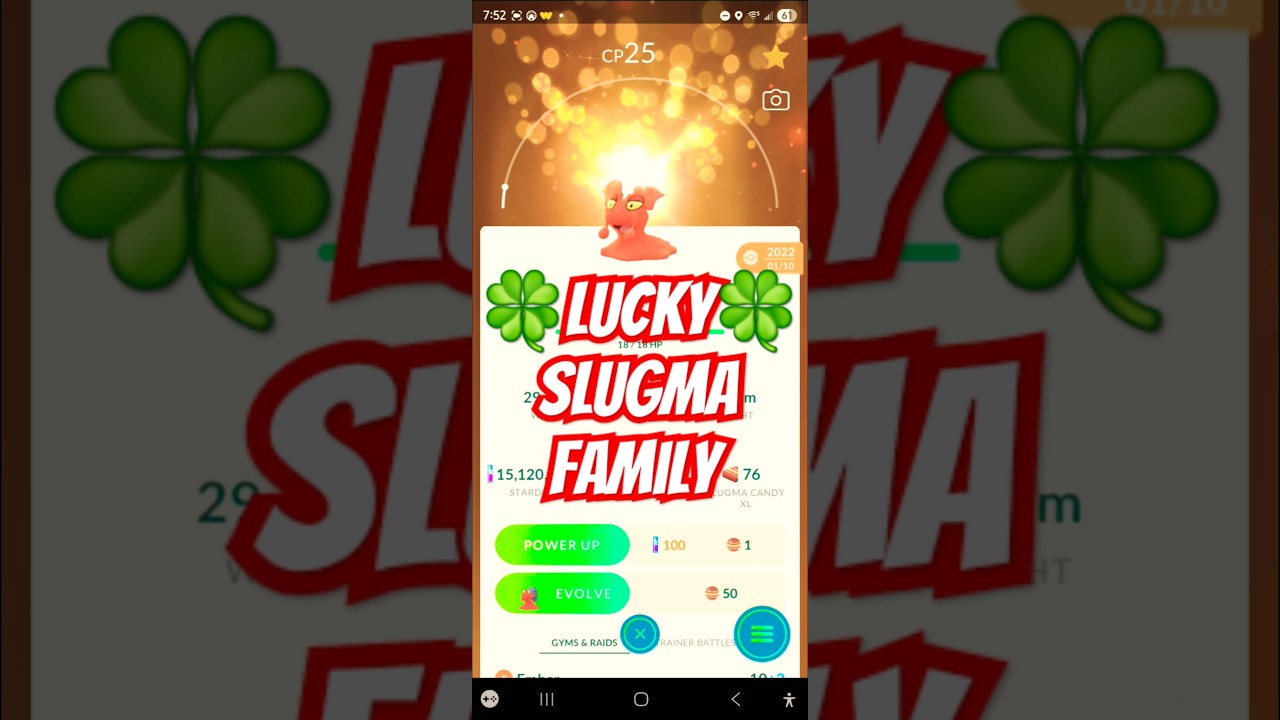🍀LUCKY Slugma Family! (Magcargo) Pokemon Go! #pokemon #pokemongo #pokémongo