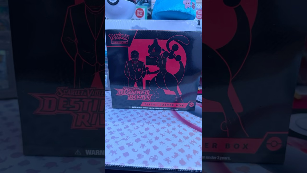 EPIC Pokemon Destined Rivals ETB Opening! 🔥 #pokemontcg #shorts #recommended