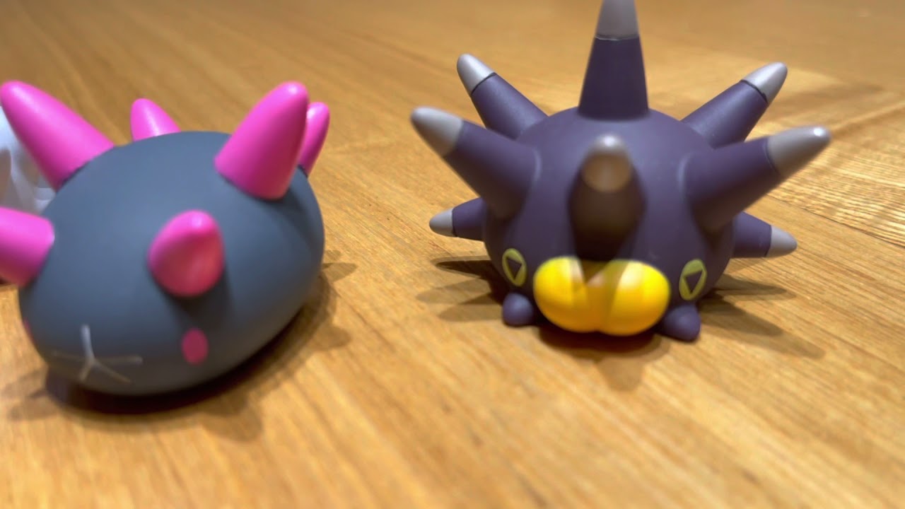 ポケモンフニットマスコット　/ ユキハミ ナマコブシ　バチンウニ