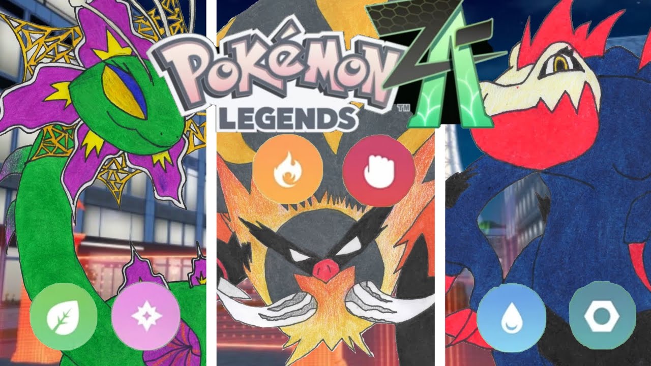 POKÉMON Z-A LEGENDS STARTERS MEGA EVOLUTIONS ARE HERE!