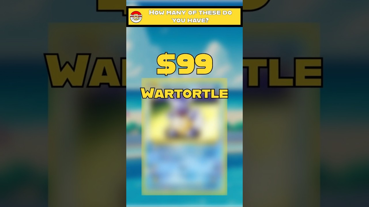 Top 5 most expensive Wartortle cards! 💦