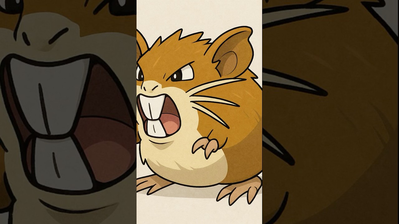 5 things about Raticate you probably didnt know #pokemon #raticate #facts  #didyouknow #shorts