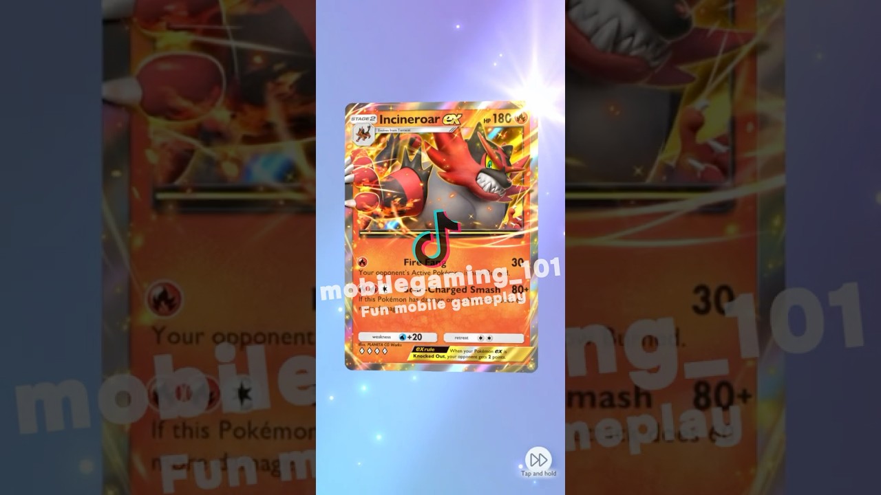 [4K] Pokémon TCG Pocket Incineroar/Dhelmise/Crabominable ex , ガオガエン／ダダリン／ケケンカニ , ポケモンカードゲーム ポケット