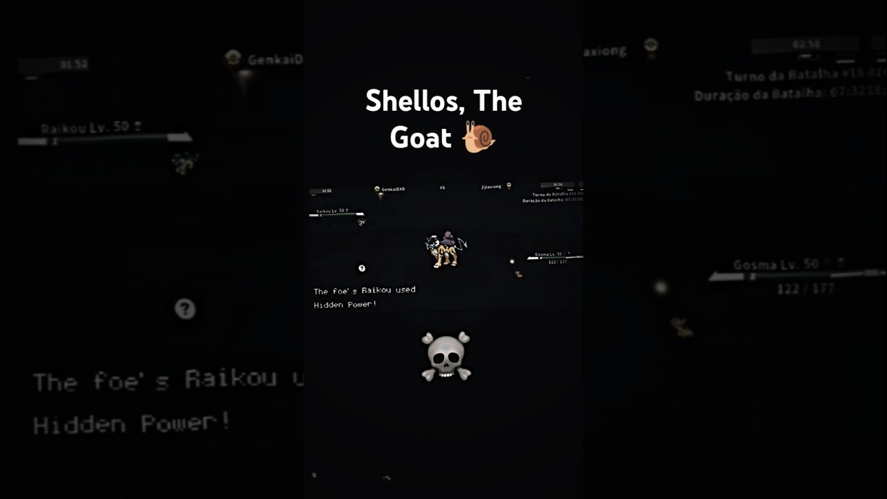 Shellos vs Raikou Pokemmo PvP #pokemmo #raikou #shellos #pokemmohighlights #pokemon #genkai